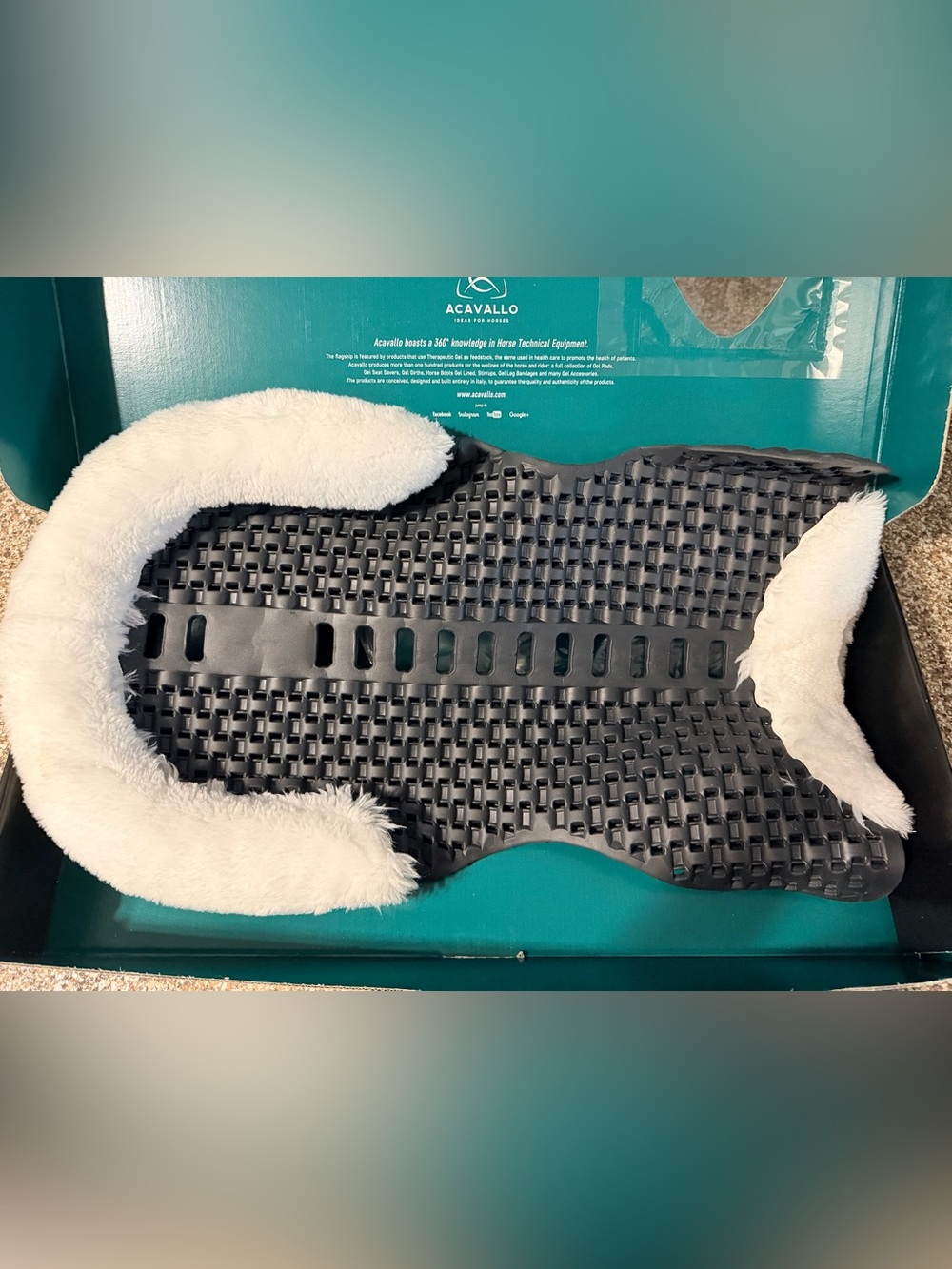 Acavallo Piuma Air Release Featherlight Cut Out Pad, Jumper Saddle Pad